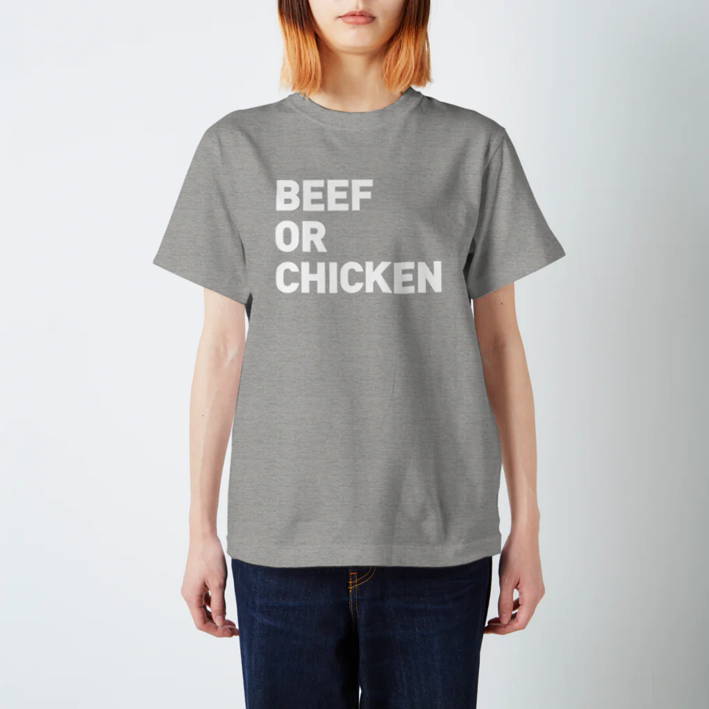 karatesystemのBeef or chiken スタンダードTシャツ