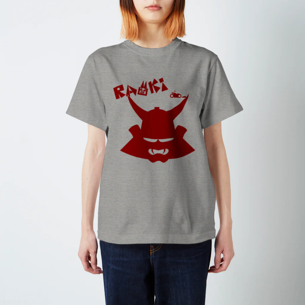 RAMUKiのRAMUKi兜（darkred） スタンダードTシャツ