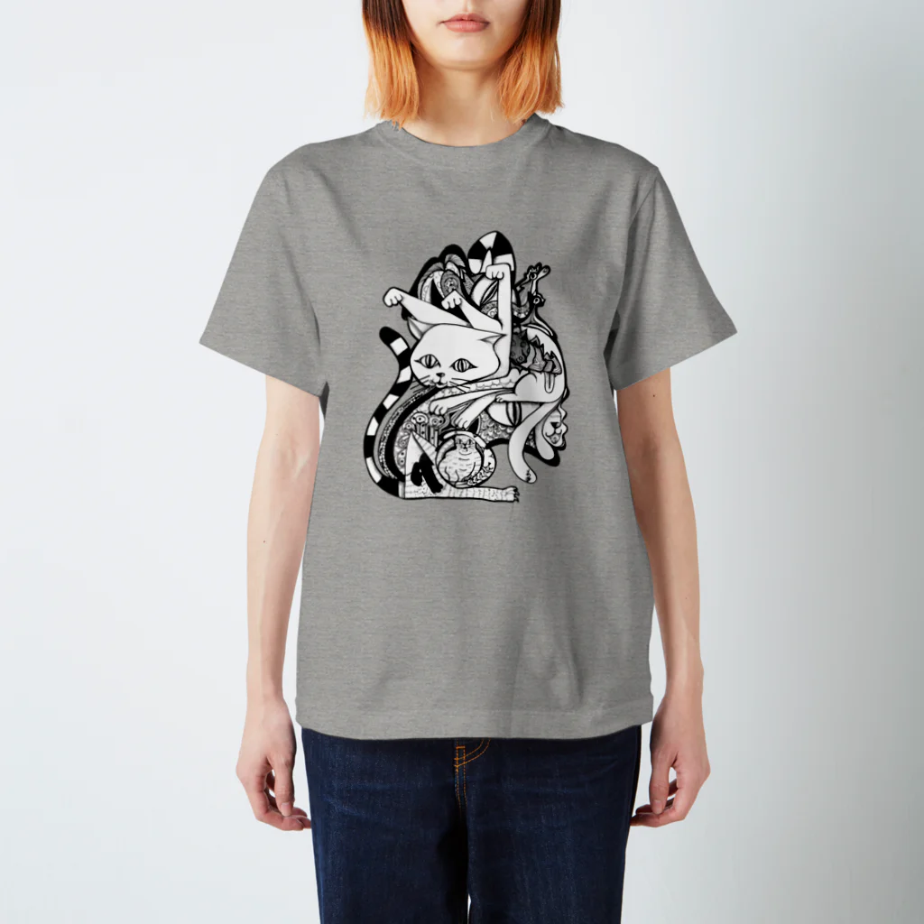 あたしよしこのネコ猫パンチ スタンダードTシャツ