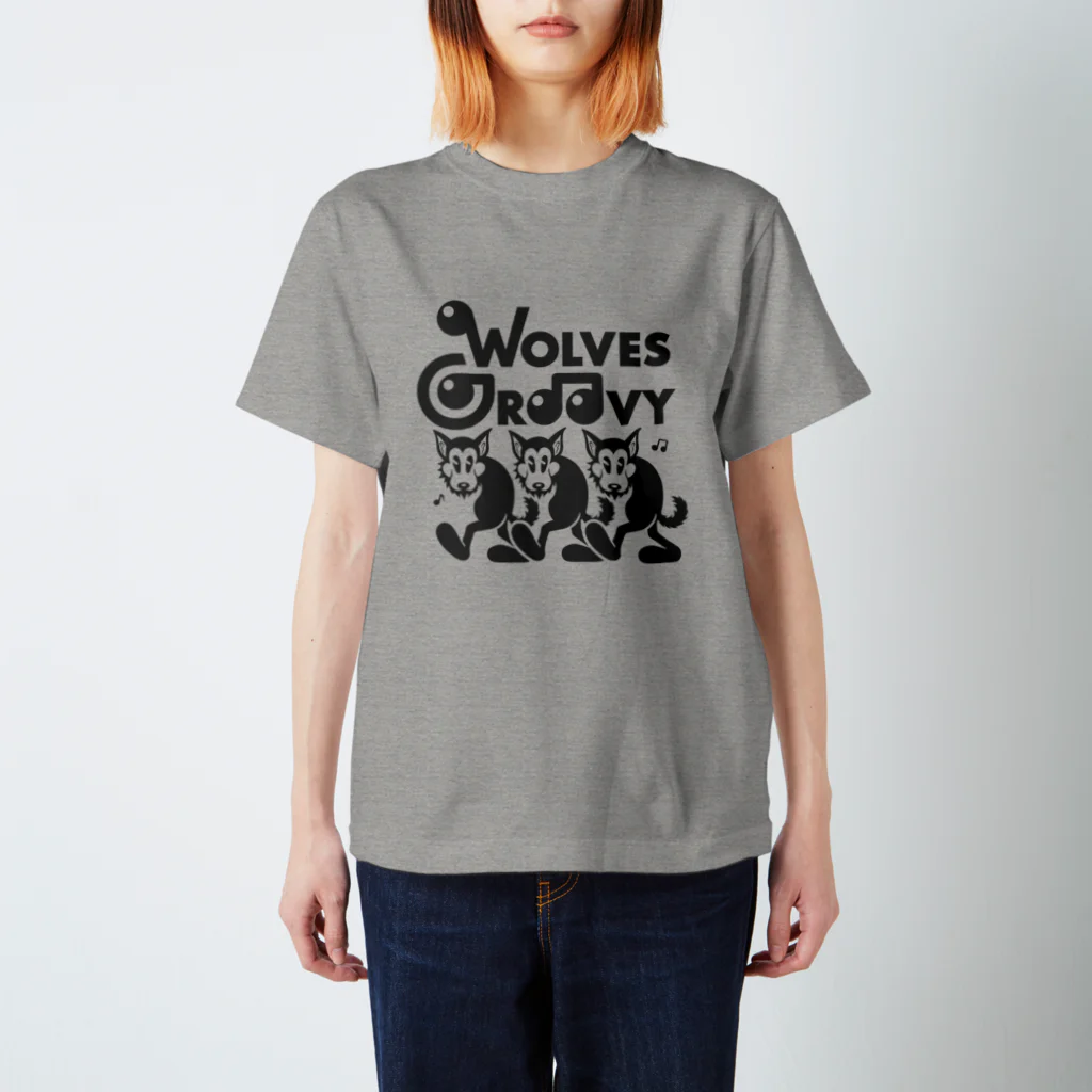 WOLVEsGROOVYのﾃﾞｶWOLVEs GROOVYロゴT Regular Fit T-Shirt
