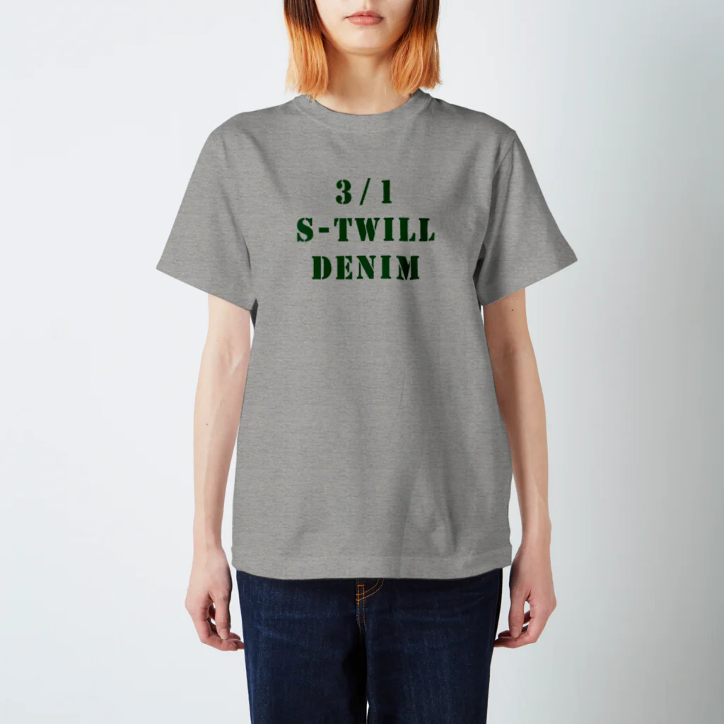 DE2M Tの左綾デニム ST080-0009AA Regular Fit T-Shirt