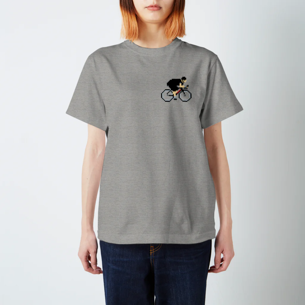 のりものドット絵Tシャツのride!! ワンポイント Regular Fit T-Shirt