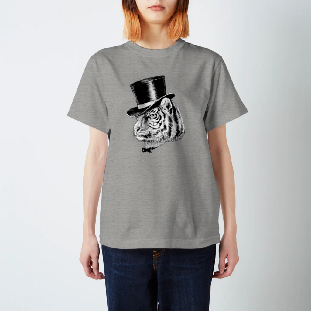 アトリエPTIMOのトラ紳士 Regular Fit T-Shirt