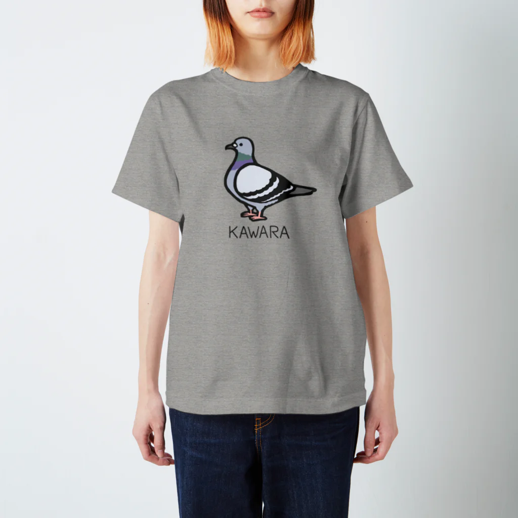 ムクのハト ポップ KAWARA Regular Fit T-Shirt