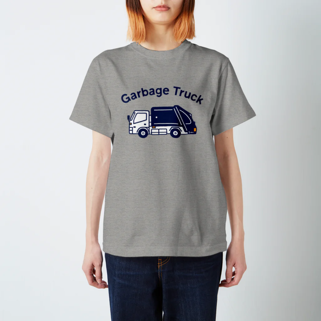 さはらそのこ｜イラストレーターの清掃車　Garbage Truck Regular Fit T-Shirt