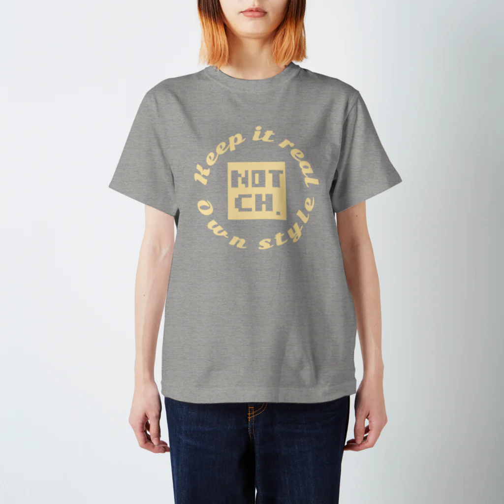 NOTCH.のNOTCH STYLE『Keep it real』 スタンダードTシャツ