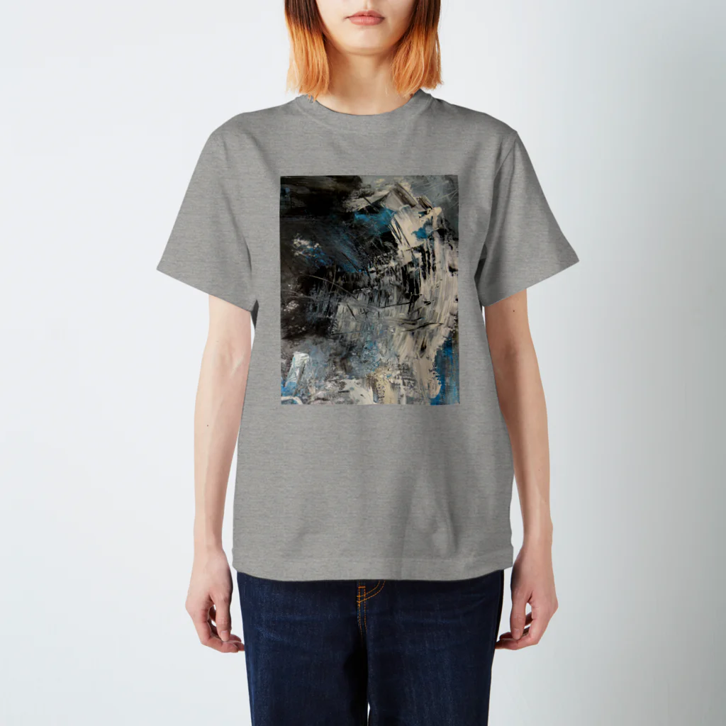 zono-on shop☆のOil painting Regular Fit T-Shirt