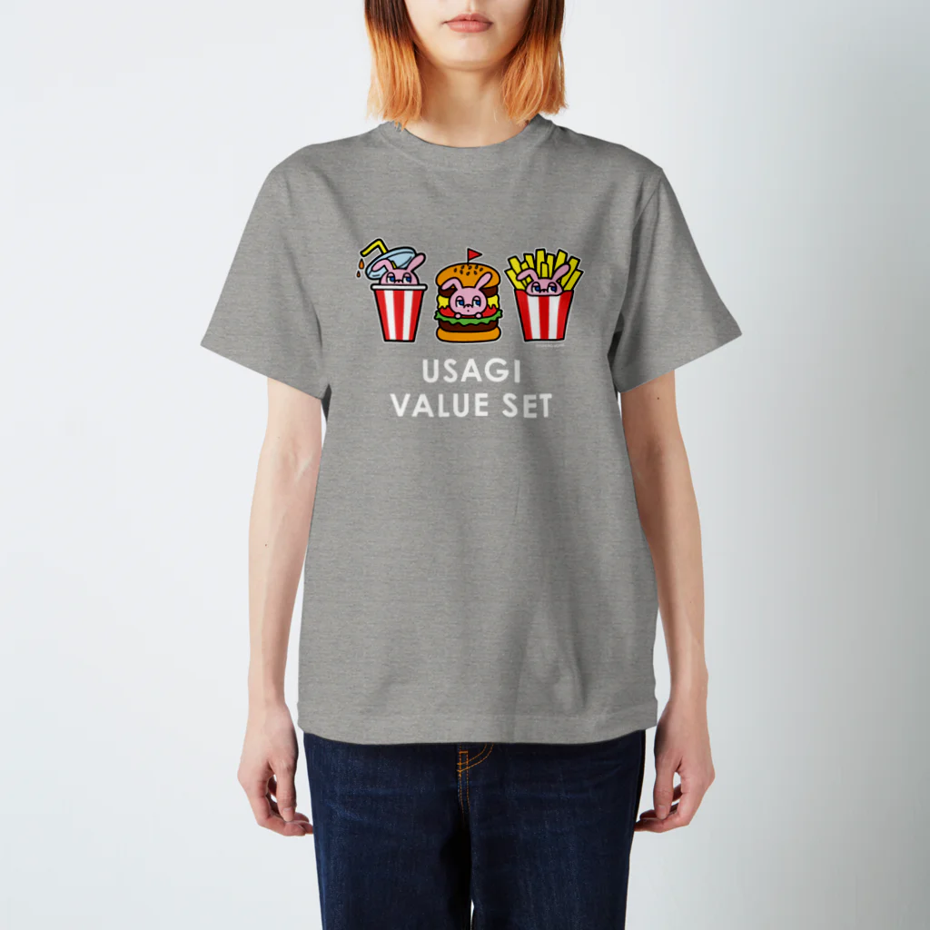 YUMEのUSAGI VALUE SET(文字白) スタンダードTシャツ