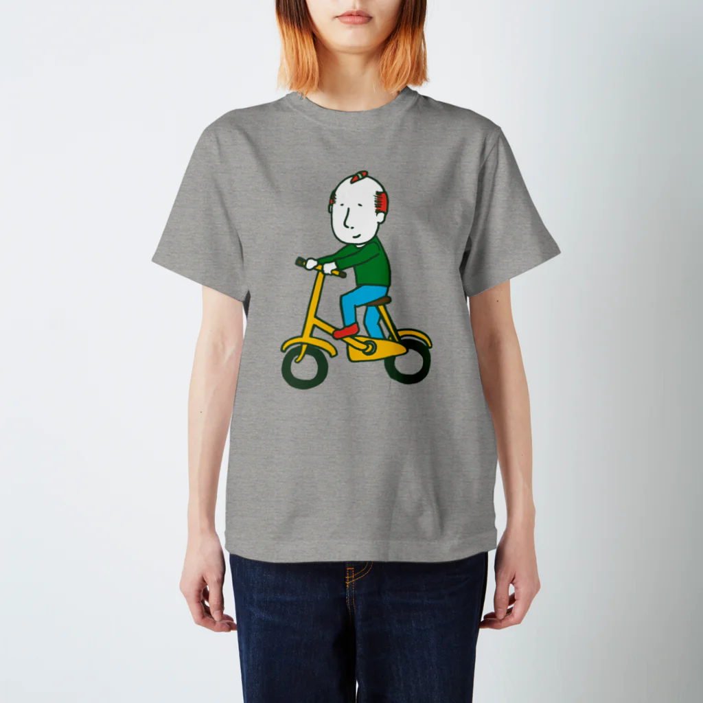 Oedo CollectionのBicycle Boy／濃色Tシャツ スタンダードTシャツ