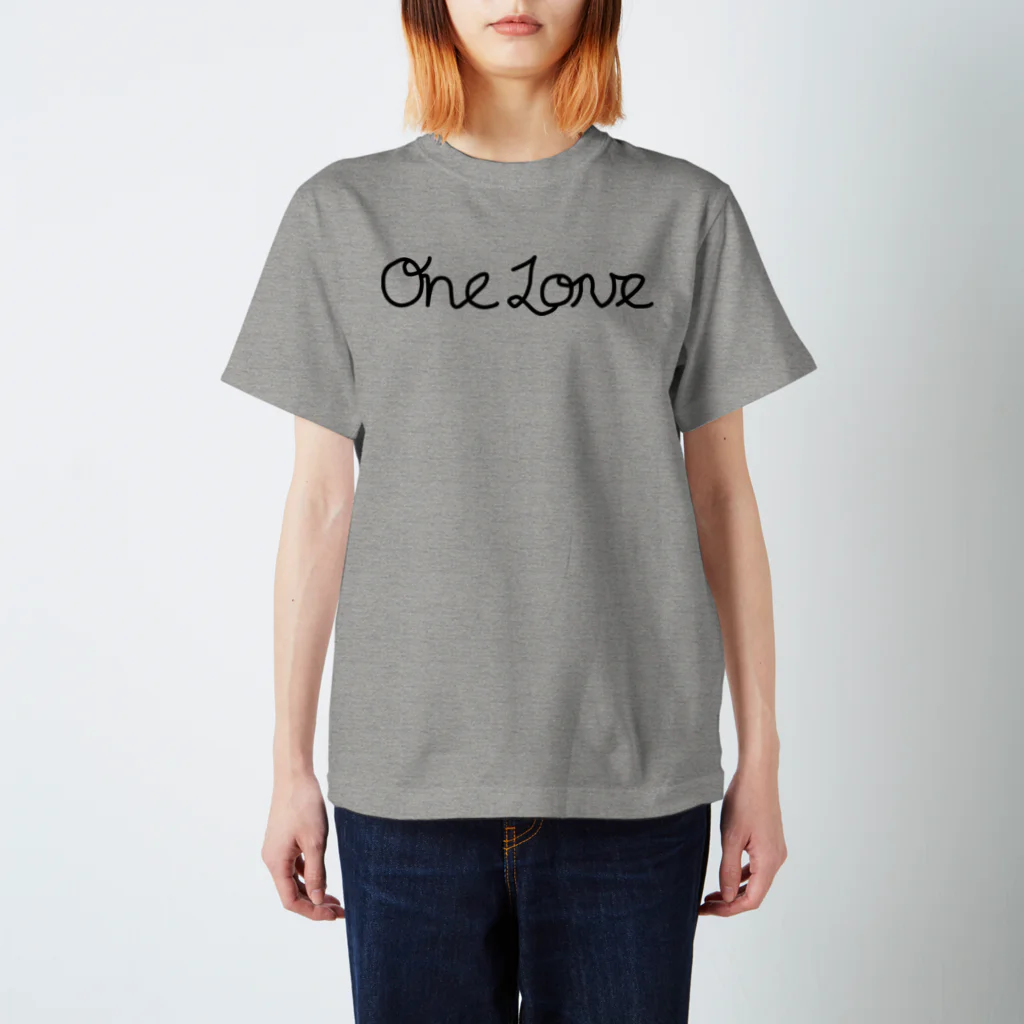 loveapplefactoryのONE LOVE Regular Fit T-Shirt