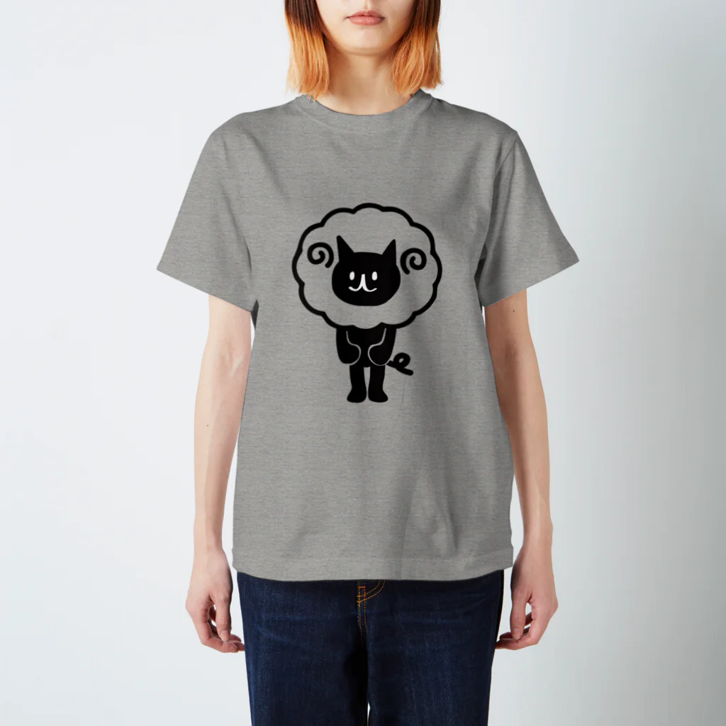 mosumosuのひつじどうぶつ（ねこ・染毛） Regular Fit T-Shirt