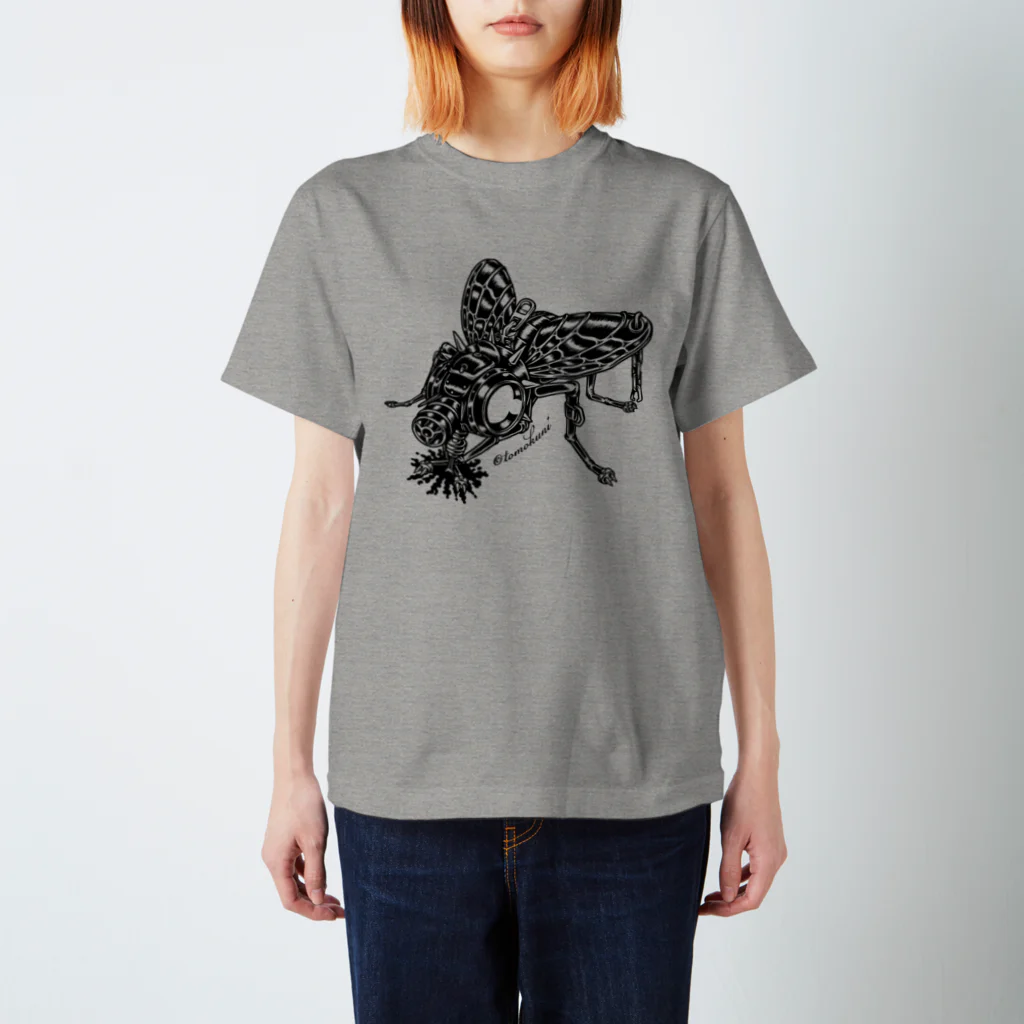 TOMOKUNIのAnimalia Kinky “ Black Fly ” スタンダードTシャツ