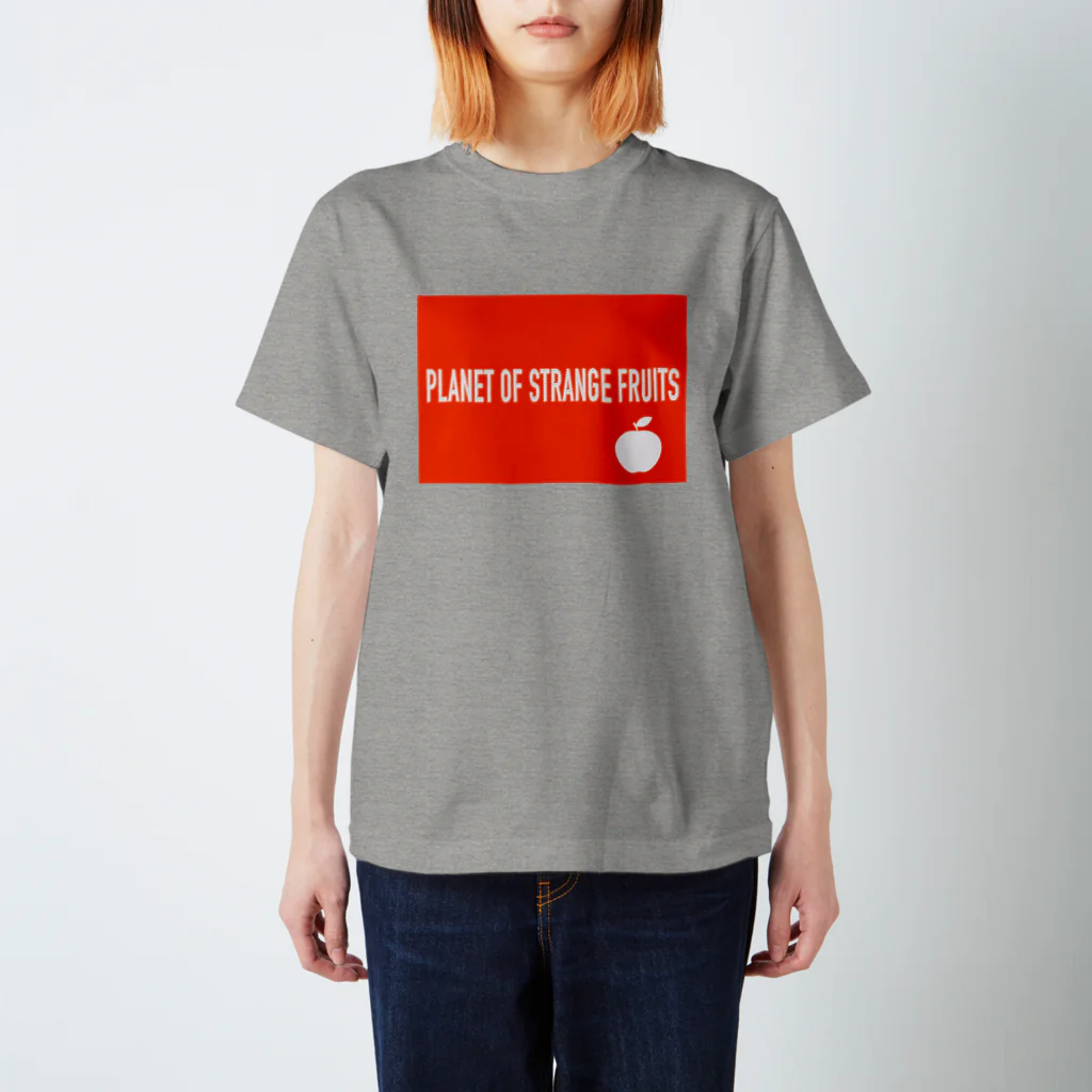 Bye-bye OrdinaryのPlanet of strange fruits ロゴ２ スタンダードTシャツ