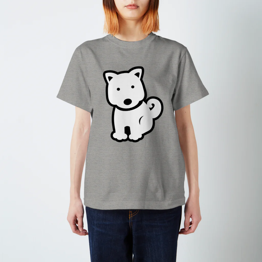 キッズポケットのシンプルわんわん（犬） スタンダードTシャツ