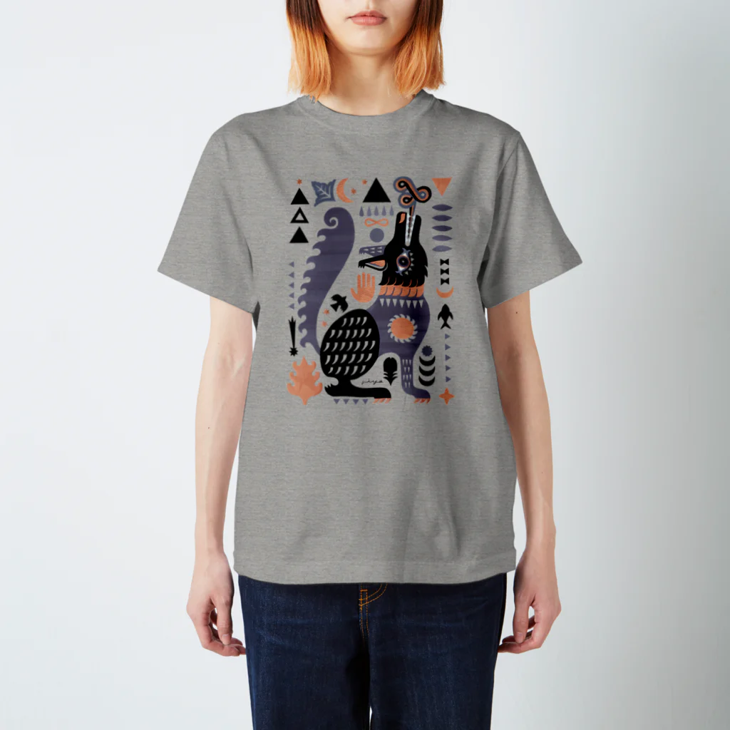 riya のBLACK WOLF スタンダードTシャツ