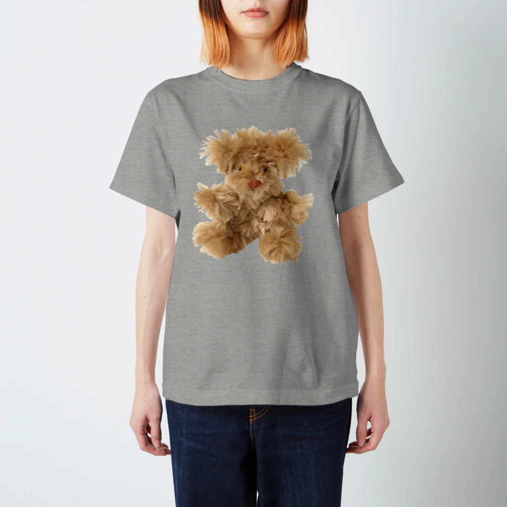 maked bear iidaの手づくりクマ　ベージュ スタンダードTシャツ