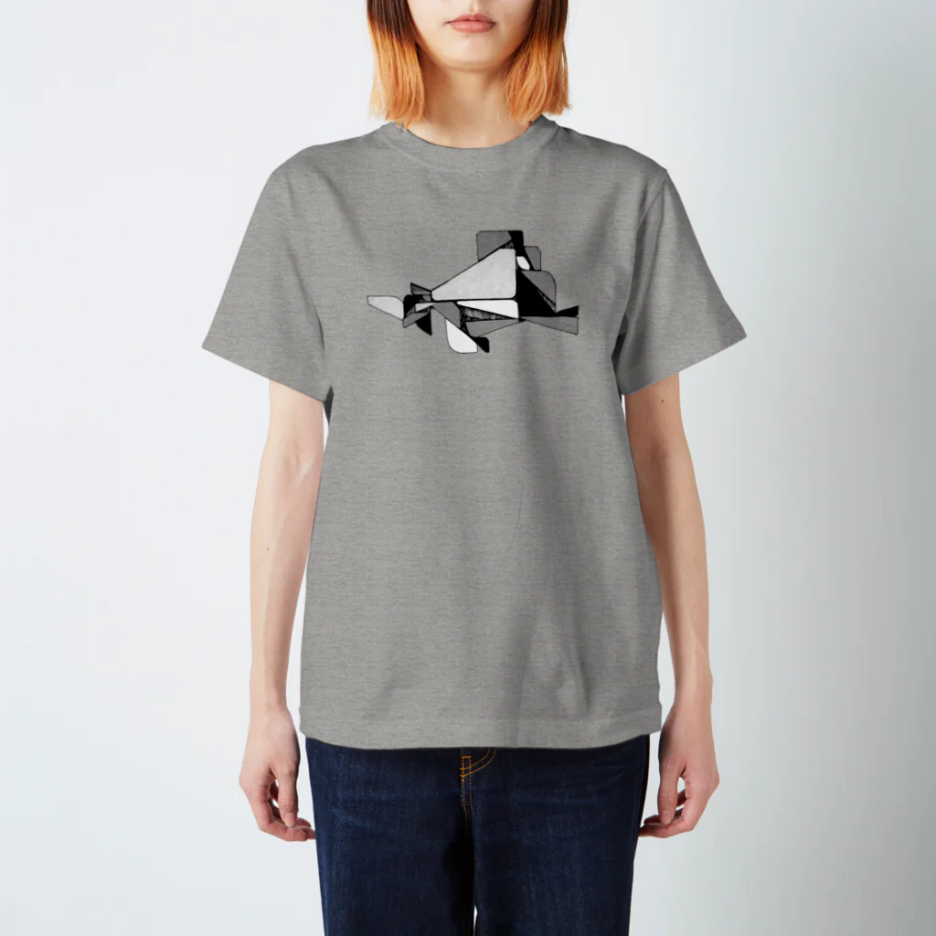 knott aka 2G INDAHOUSEのDRAWING ABSTRACT Regular Fit T-Shirt