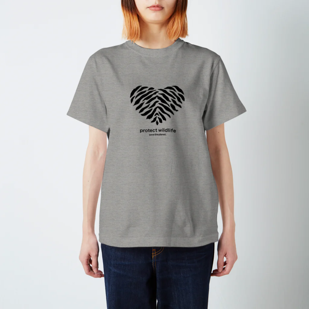 monocraftのアニマルプリント♡シマウマ Regular Fit T-Shirt