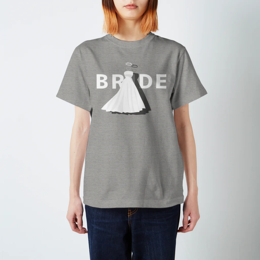 ペアTシャツ屋のシバヤさんのペア(BRIDE)ドレス_白_FW Regular Fit T-Shirt