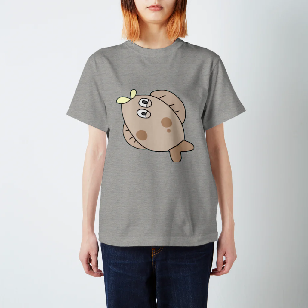 ひらめ【討伐隊】のひらめくん🐟 スタンダードTシャツ