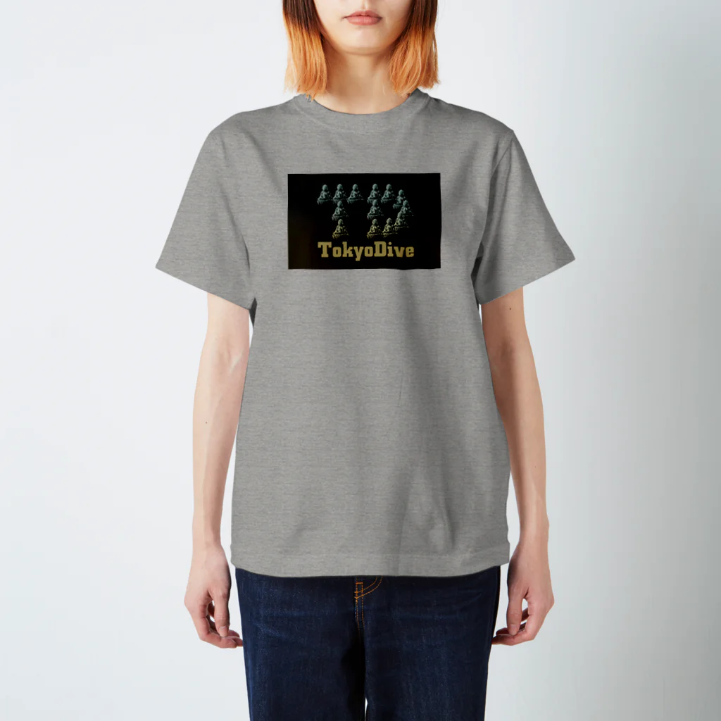 Tokyo Dive ⅡのTokyoDive2ブラックボックスロゴ Regular Fit T-Shirt
