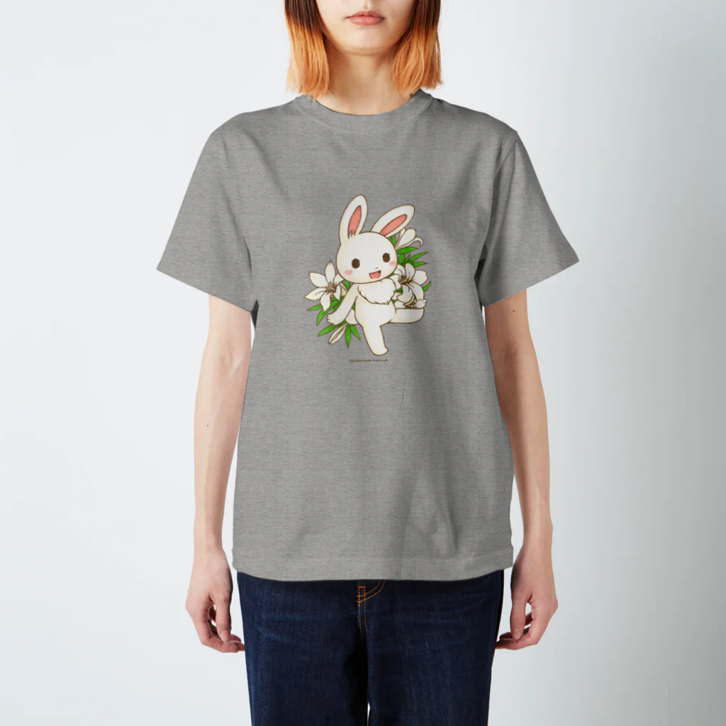 うさゴヤショップのゆりとうさぎ Regular Fit T-Shirt