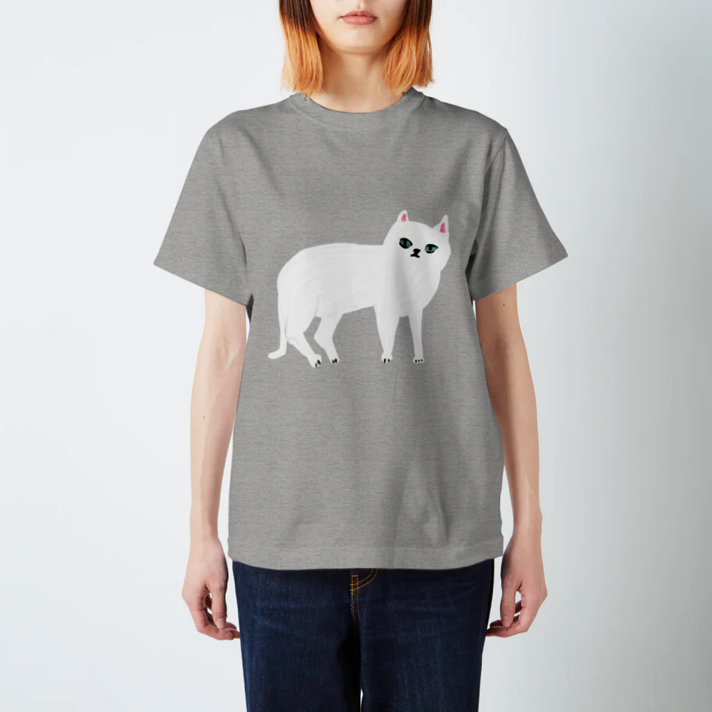 アコルのしろねこ スタンダードTシャツ