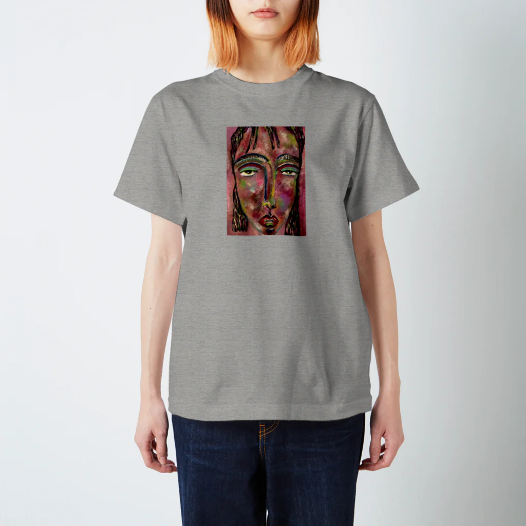 kentaのpink face Regular Fit T-Shirt