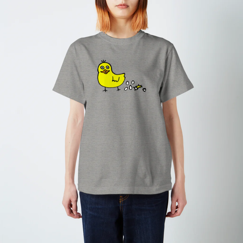 Aichasoのアヒルの出産 スタンダードTシャツ