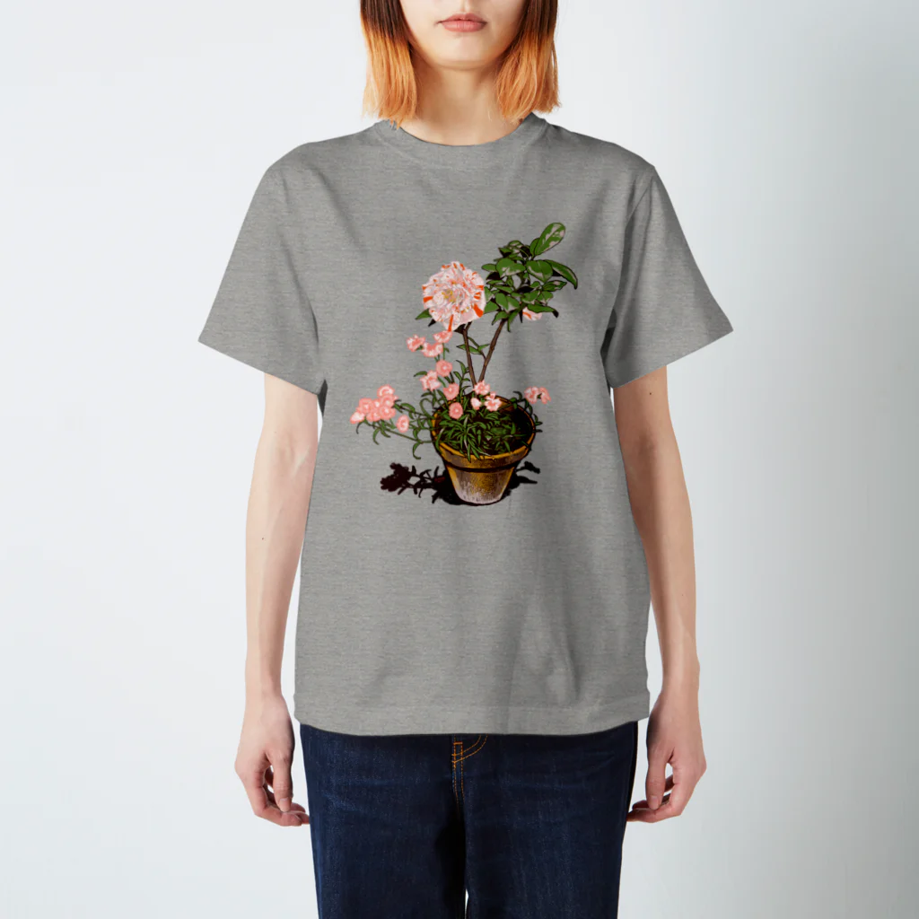 tomidoronの雪椿と撫子 Regular Fit T-Shirt