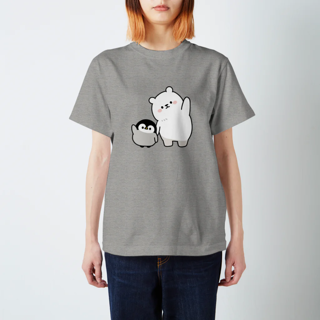 DECORの心くばりペンギン / シロクマといっしょver. スタンダードTシャツ