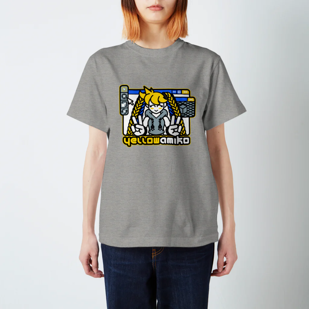 yellowAMIKO / studio gorillaSTARのAMIKO 3DCG【RickyWillデザイン】 Regular Fit T-Shirt