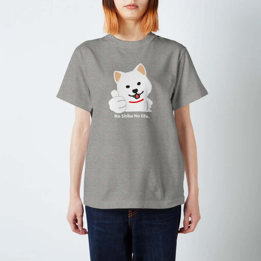 シロシバ工房のいいね、白柴ちゃん。 スタンダードTシャツ