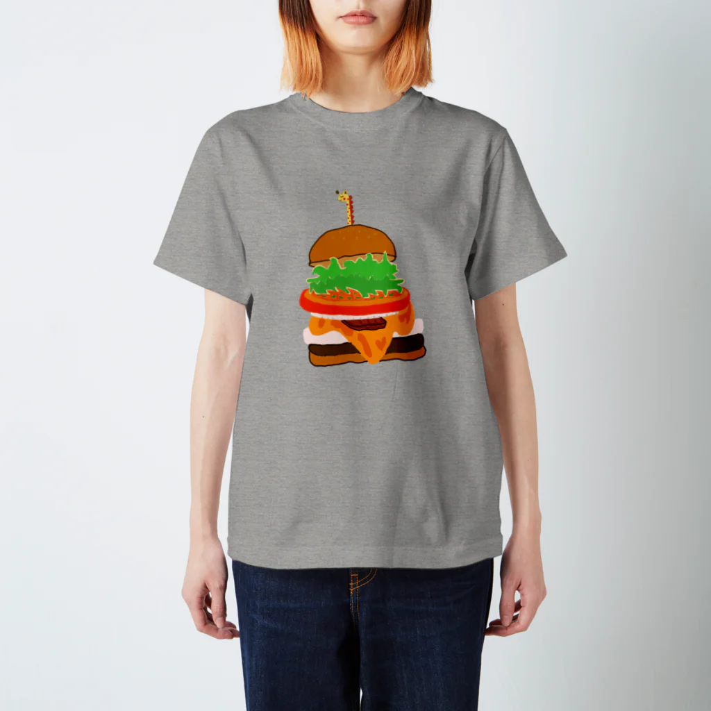 I’m SIURSIRUのキリンバーガーショップのTシャツ スタンダードTシャツ