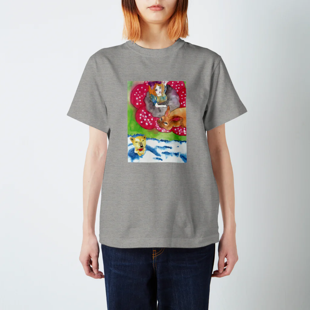 しのしの本舗のラフレシア　ゴーゴー スタンダードTシャツ