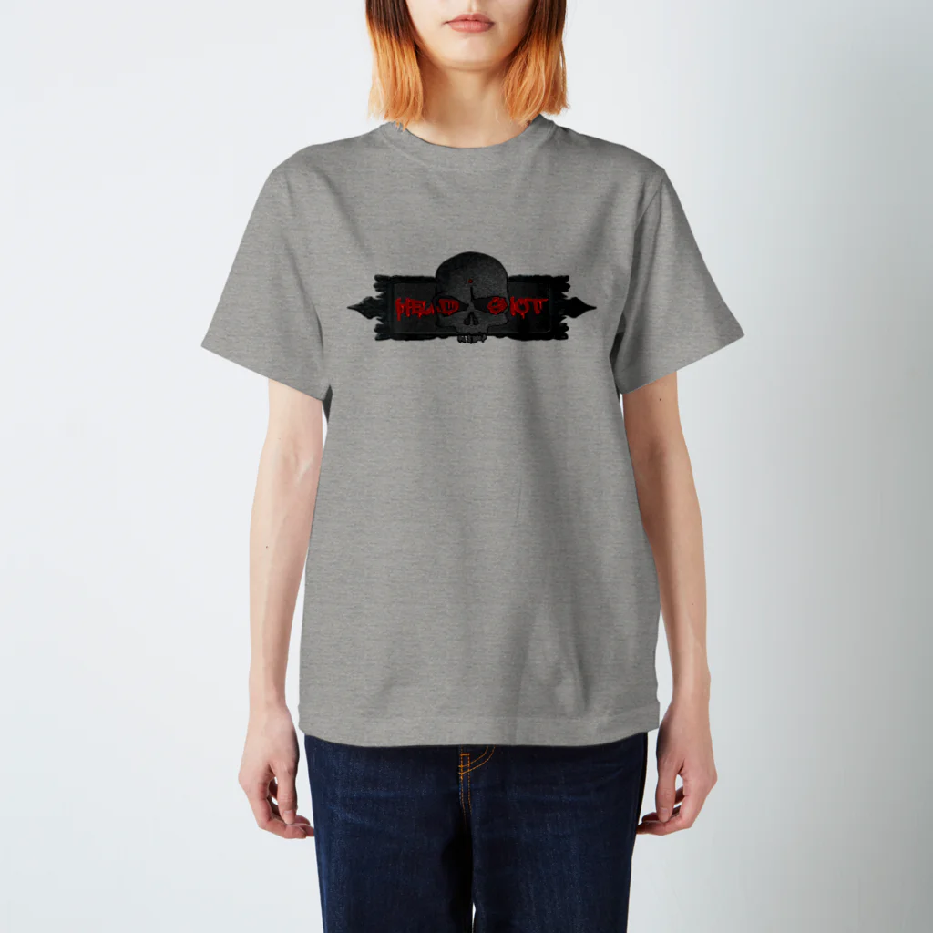 Ａ’ｚｗｏｒｋＳのHEADSHOT BLK CRACK スタンダードTシャツ