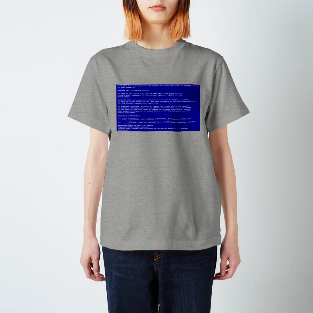 Ａ’ｚｗｏｒｋＳの一番コワいヤツ　ブルースクリーン スタンダードTシャツ