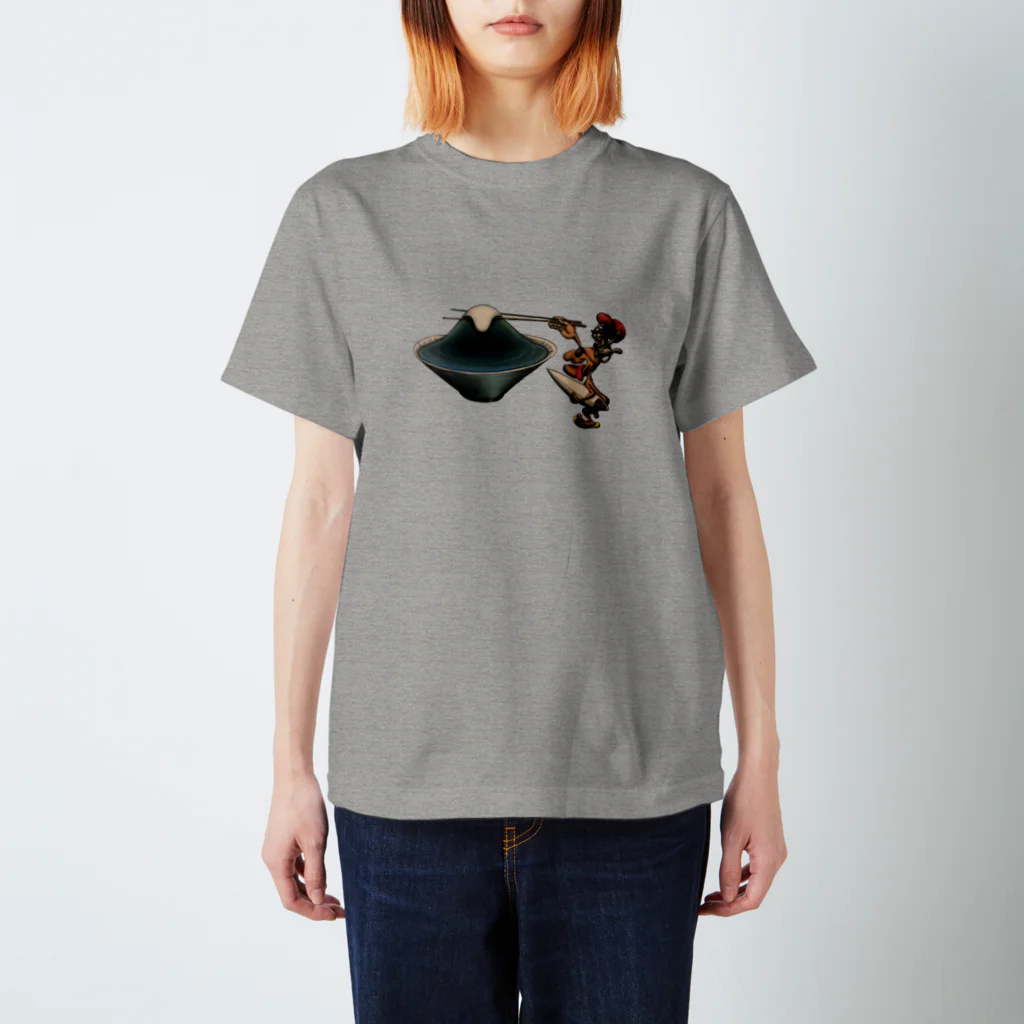 glassyのglassy 麺ツル Regular Fit T-Shirt