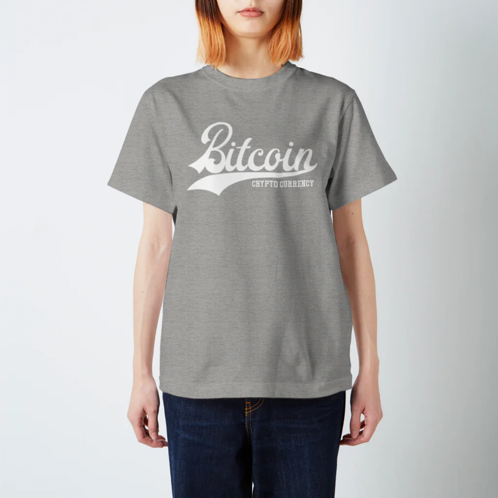 TROPiCALViBESのbitcoin #2 white font スタンダードTシャツ