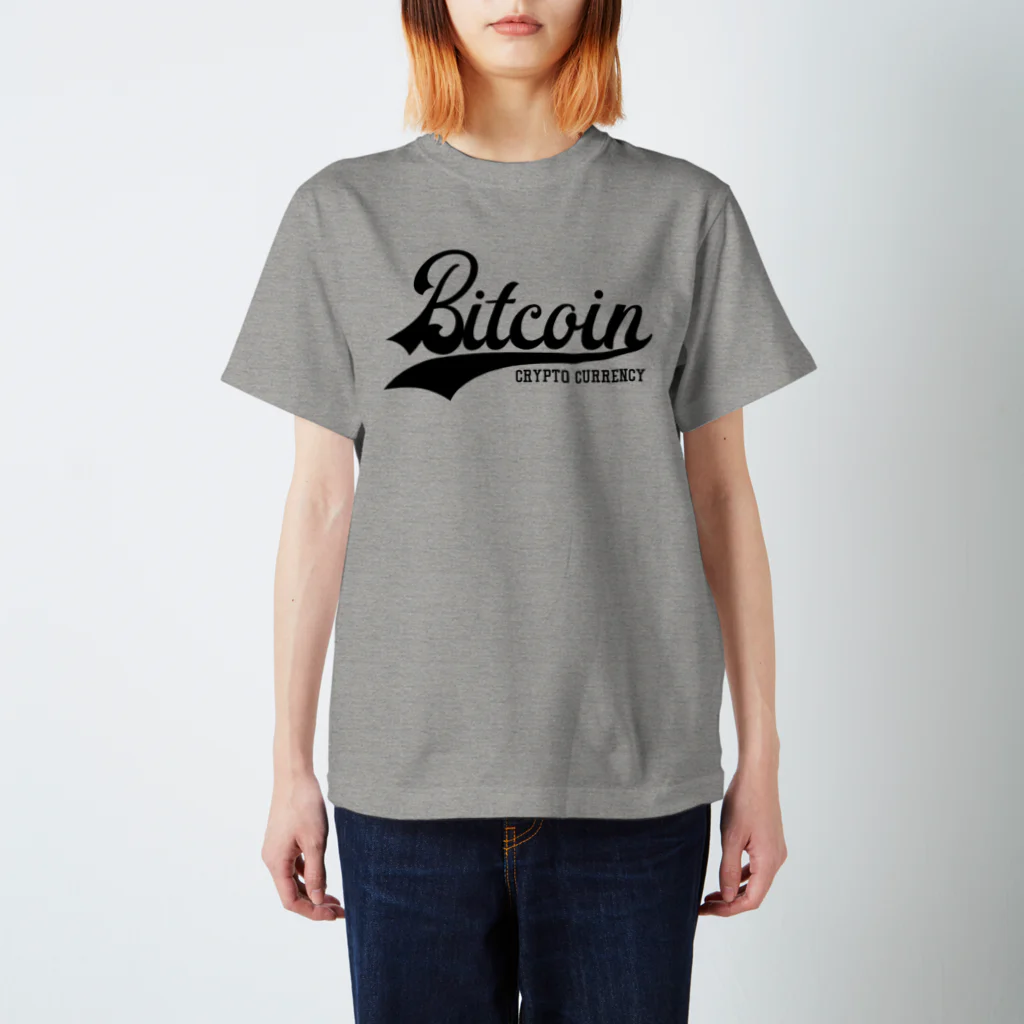 TROPiCALViBESのbitcoin #2 black font スタンダードTシャツ