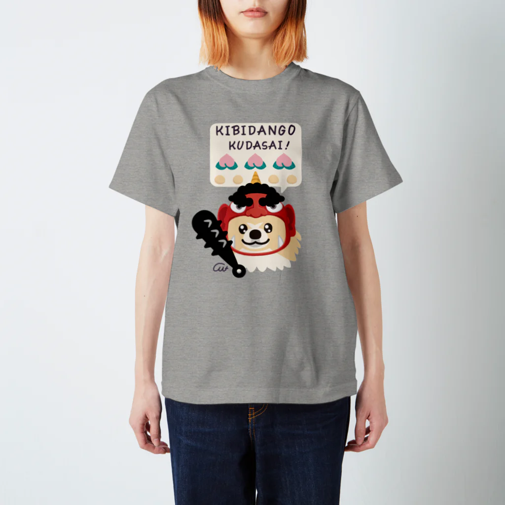 イラスト MONYAAT のきびだんごくださいなのポメラニアン Regular Fit T-Shirt