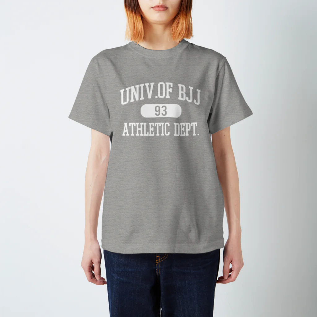 柔術のTシャツ屋の柔術大学【白文字】 Regular Fit T-Shirt