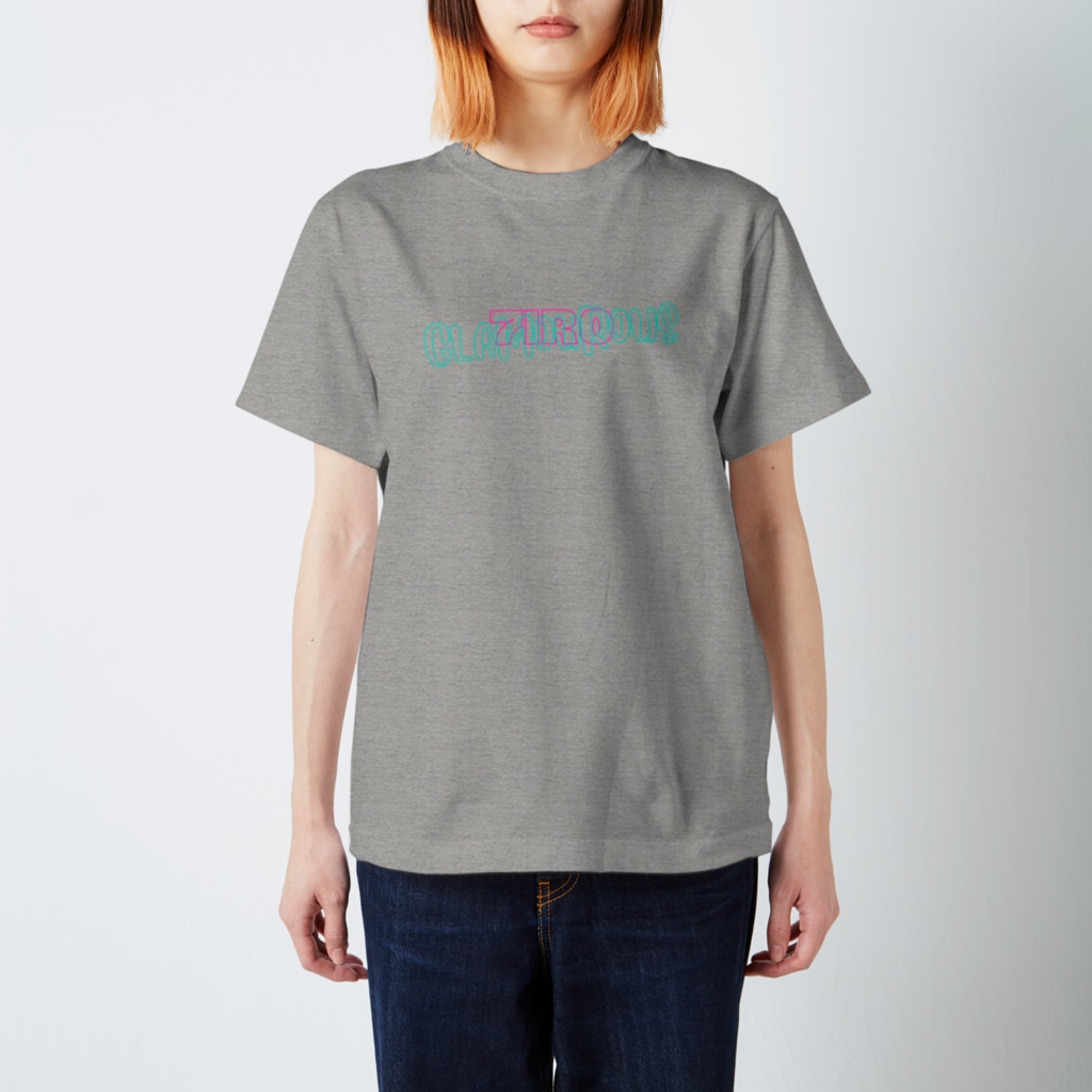 7IRO GLAMOUROUSの7IRO GLAMOUROUS＜黒、濃色系＞ロゴTシャツ Regular Fit T-Shirt