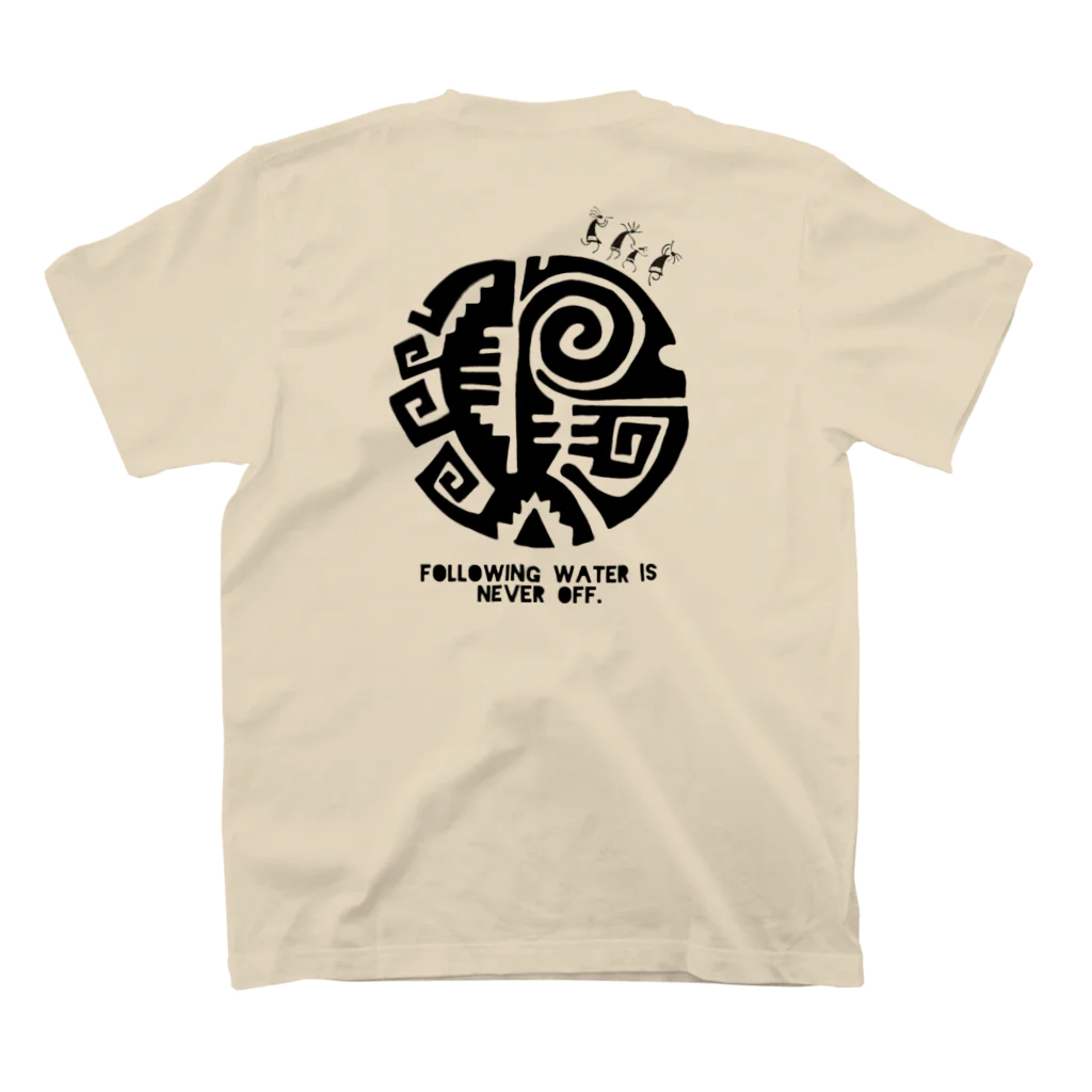 swellのWater Running(表裏プリント) スタンダードTシャツの裏面