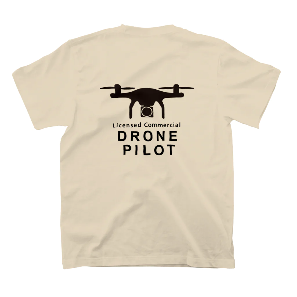 TRADECOM JAPANのDrone Pilot #0001 Regular Fit T-Shirtの裏面