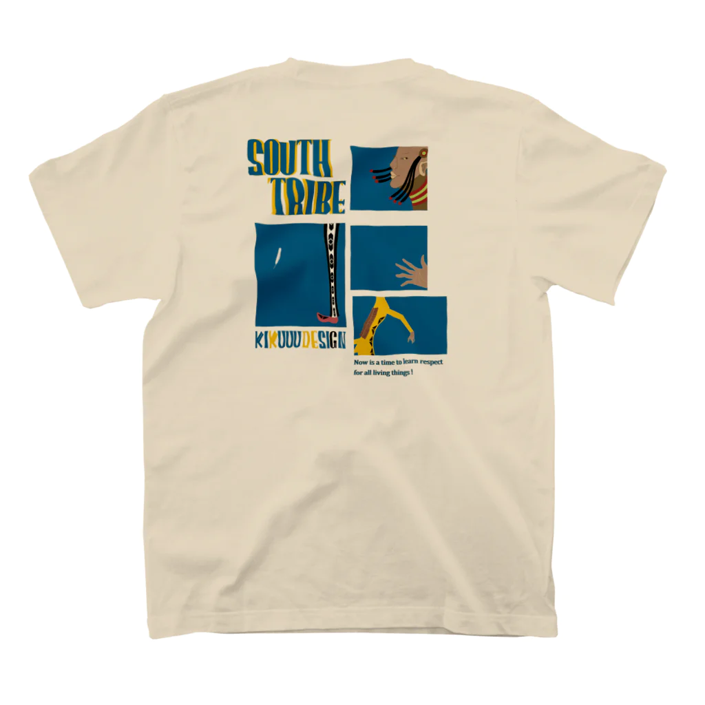 KIKUUUDESIGNのsouth tribe Regular Fit T-Shirtの裏面