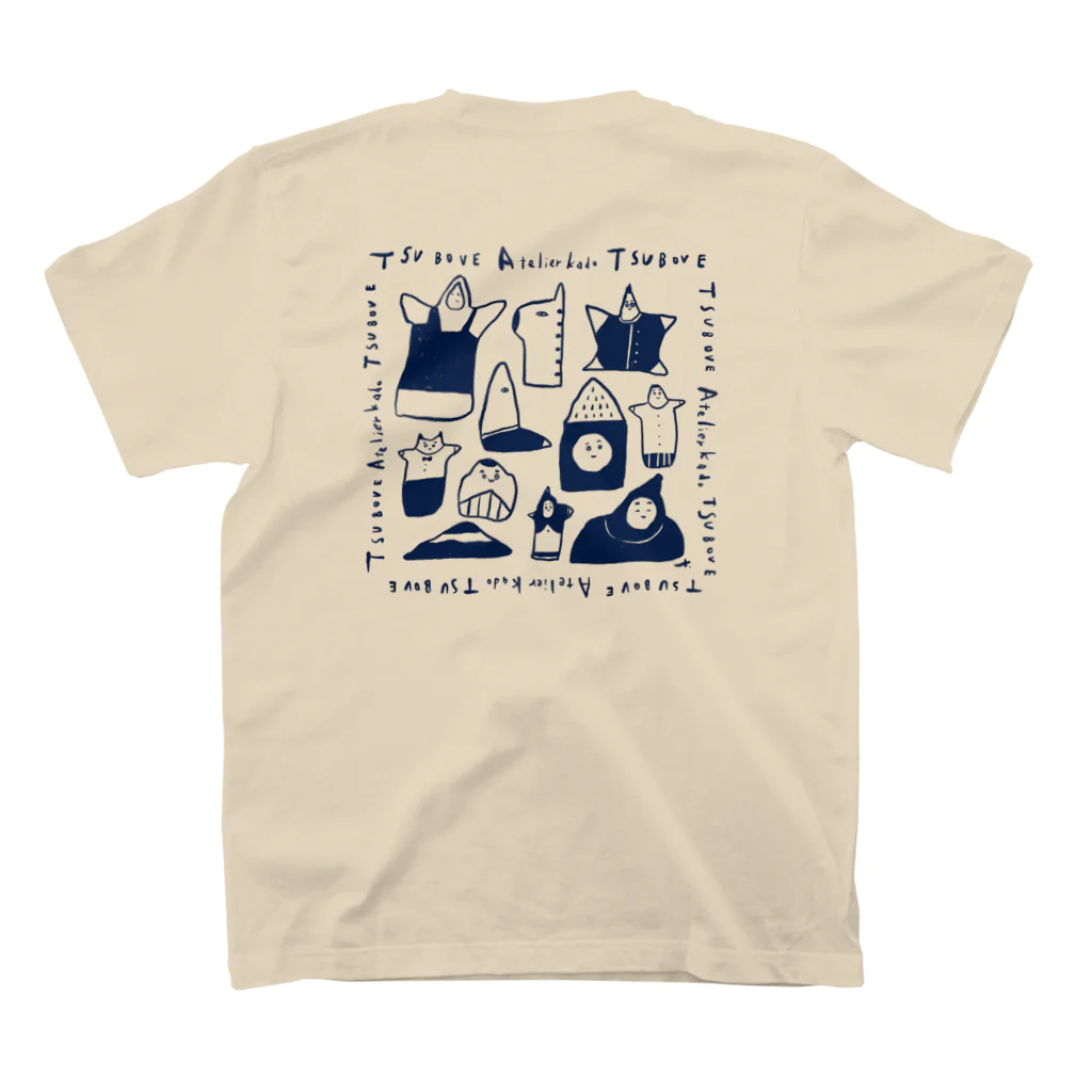 atelier kadoの集合!TSUBOVE（back print） スタンダードTシャツの裏面