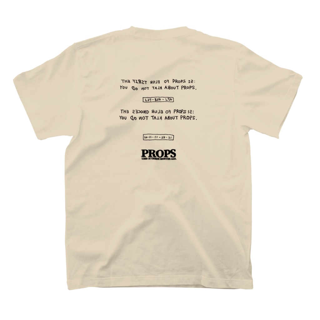 オヤジの趣味部屋のmt002 Regular Fit T-Shirtの裏面
