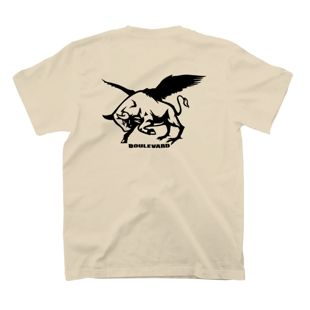 ブルバード専門ブランド BULL BIRD物販のBULL BIRD 2023 (黒ロゴ) スタンダードTシャツの裏面