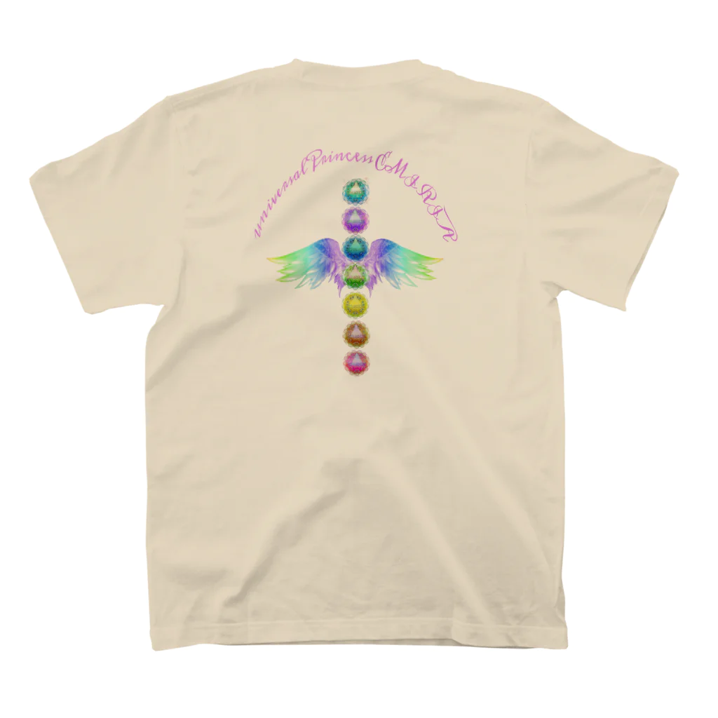 💖宇宙整体♪🌈♪こころからだチャンネル♪💖のbeauty of affinity　 スタンダードTシャツの裏面